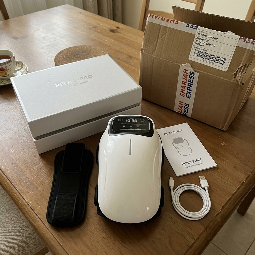 Unboxing photo in Sharjah with complete package and accessories