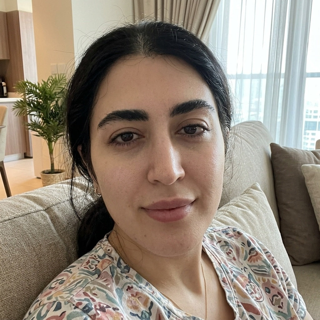 بعد استخدام جهاز نضارة برو — عيون مشرقة وبشرة مشدودة